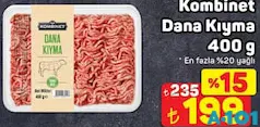 KOMBİNET DANA KIYMA 400 G KOMBİNET DANA KIYMA 400 G